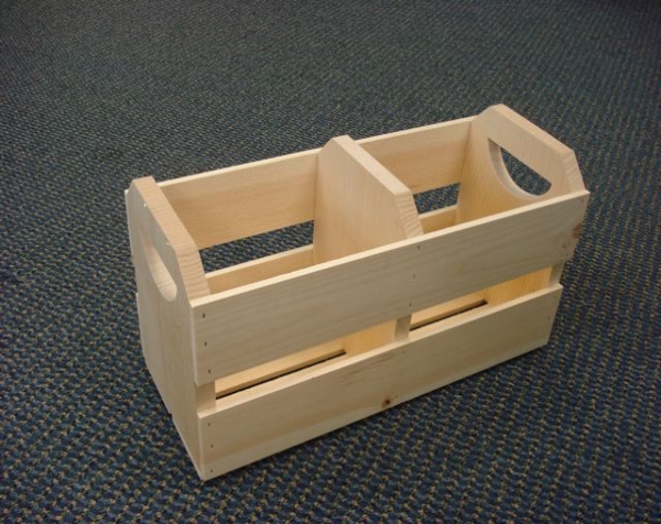 Custom wooden field crate